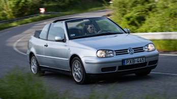 Használtteszt: Volkswagen Golf Cabriolet 1.6 – 2000.