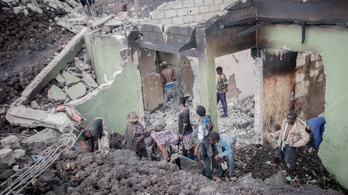 Vulkán után földrengés pusztított Kongóban