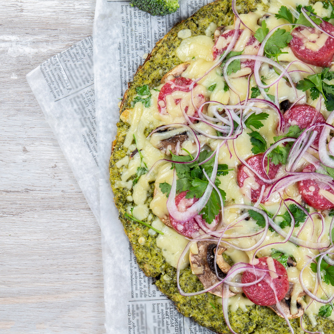 Lisztmentes pizza brokkoliból – Egészséges és szénhidrátszegény fogás