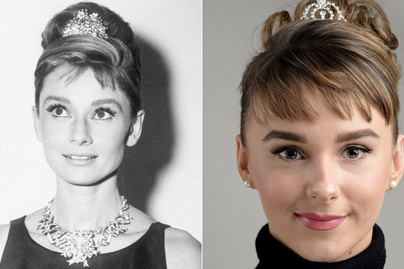 A 23 éves nőt Audrey Hepburn kiköpött másának tartják: hihetetlen a hasonlóság, mióta rövidebb frufrut hord Mia