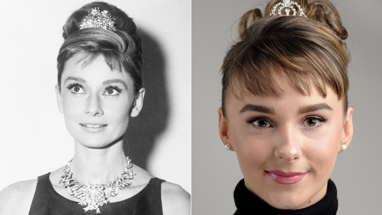 A 23 éves nőt Audrey Hepburn kiköpött másának tartják: hihetetlen a hasonlóság, mióta rövidebb frufrut hord Mia
