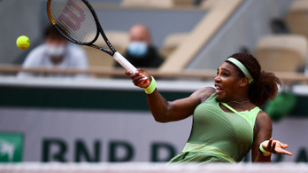 Roland Garros: Serena Williams és Medvegyev is nyolcaddöntőbe jutott