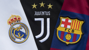 Eltiltás vár a Real Madridra, a Barcelonára és a Juventusra az Európai Szuperliga miatt