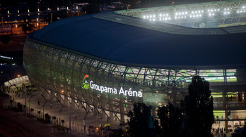 Újabb stadion borul magyar színekbe