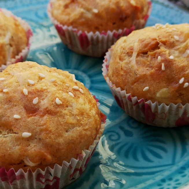 Sós muffin kolbásszal a tésztájában – Sajttal sütve lesz igazán finom