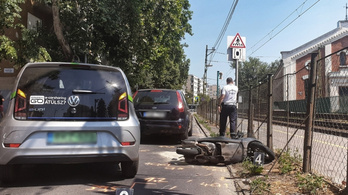 Karambolban meghalt egy motoros Budapesten az Árpád fejedelem útján