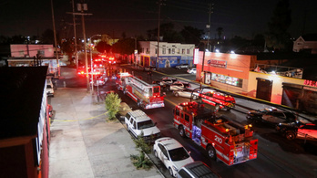 Felrobbant egy rendőrségi jármű Los Angelesben, 17-en megsérültek