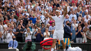 Federer könnyedén jutott tovább Wimbledonban