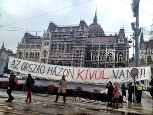 Csak az éhségmenetet lehet cukkolni a Kossuth téren