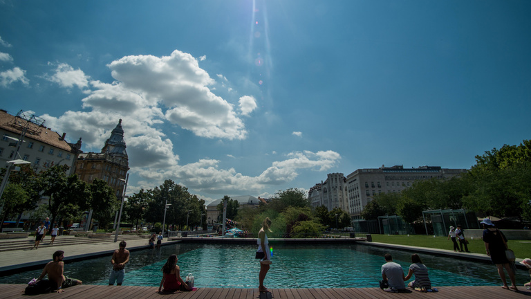 Budapesten 39 fokos trópus lesz az új normális