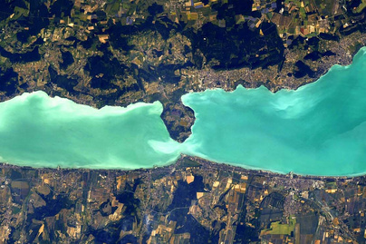 Ilyen gyönyörű a Balaton az űrből: lenyűgöző képeket készítettek a Nemzetközi Űrállomásról
