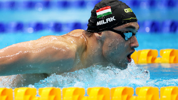 Milák már a középdöntőben majdnem olimpiai csúcsot úszott