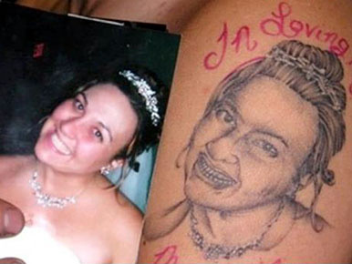 Kijavították a legendásan borzalmas tetoválást