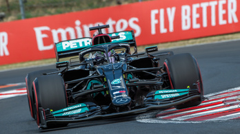 A Mercedesé az első sor, Hamilton-pole a Hungaroringen