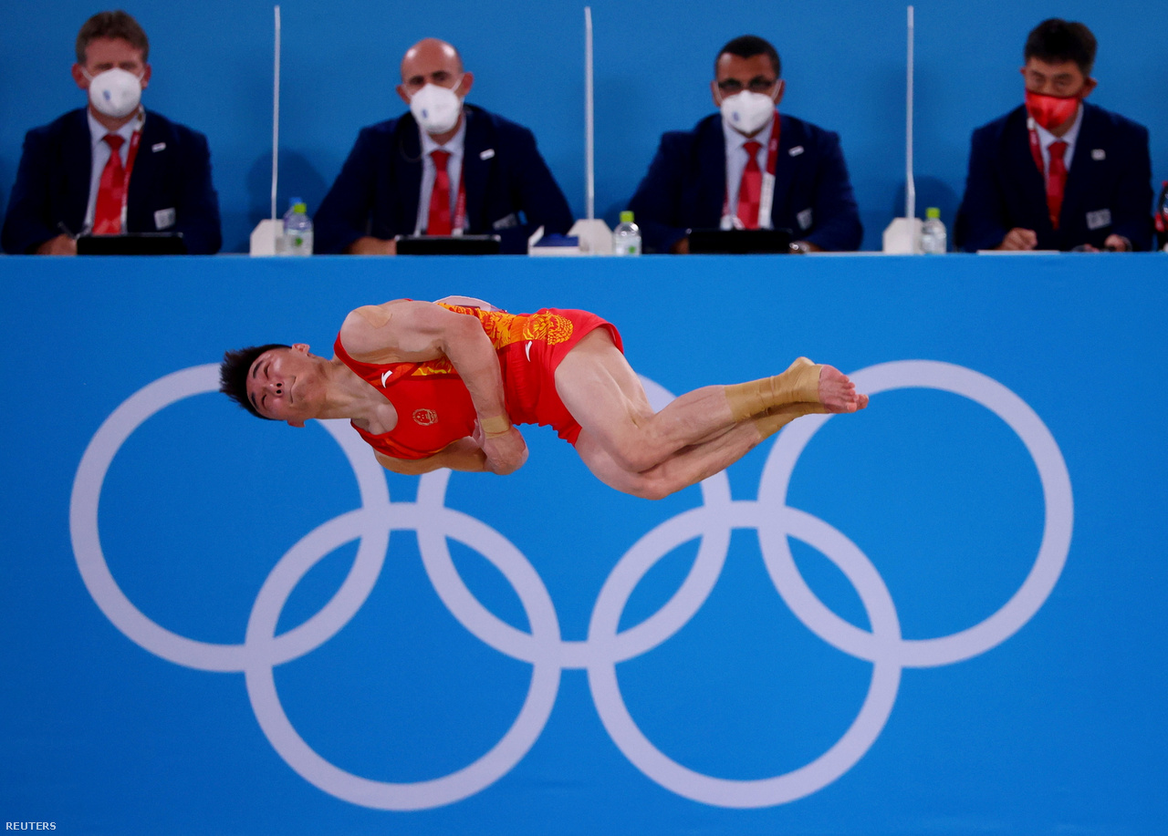 Szun Vej bronzérmet szerzett a kínai férfi tornacsapattal a fináléban.