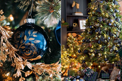 Varázslatos kék-arany dekorációk az ünnepekre: megelevenedik a Csendes éj az otthonodban