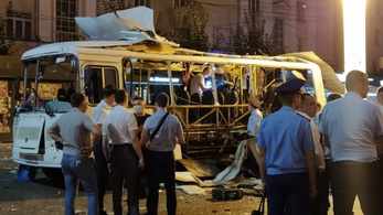 Felvette a kamera az orosz buszrobbanást