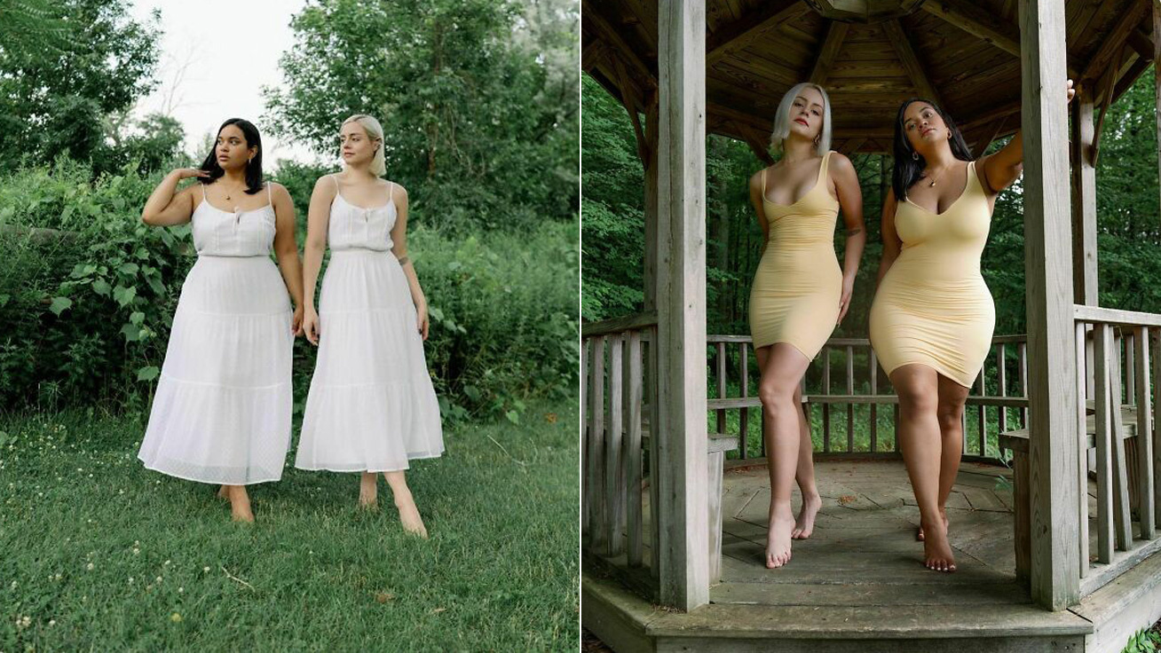 Ilyen ugyanaz a szett egy vékony és egy molett nőn: a barátnők megmutatták, a stílus nem alak és súly kérdése