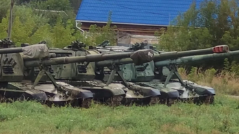 Nehéztüzérségi lövegeket találtak az orosz-ukrán határon