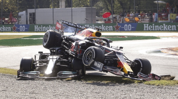 Dráma Monzában: Verstappen és Hamilton ütközése után kettős McLaren-győzelem