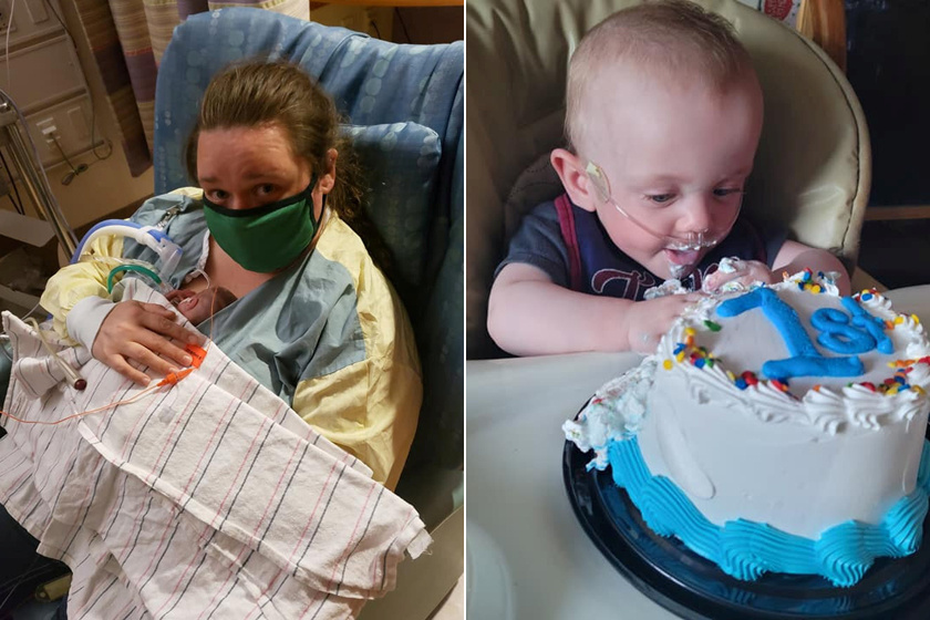 Az orvosok lemondtak a 340 grammal született babáról: most ünnepelte első születésnapját Richard