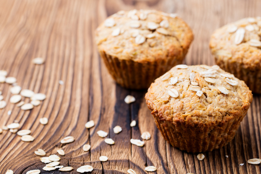 Puha és szaftos almás-banános muffin: az egész megvan fél óra alatt