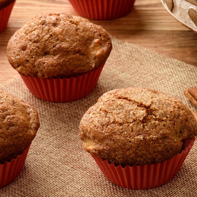 Puha almás-fahéjas muffin - Az ősz kedvenc ízei egy süteményben
