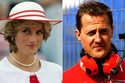 Diana hercegnő és Michael Schumacher közös fotója: ritkán látott felvétel került elő róluk