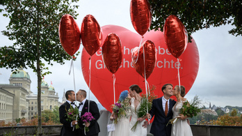 Megszavazták a melegházasság legalizálását Svájcban