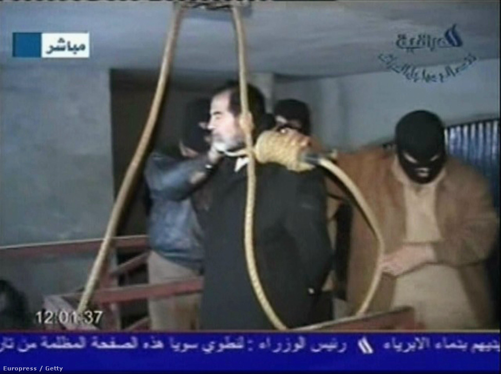 2006. december 30. Szaddám Huszeint végül Irakban állították bíróság elé, ahol Moamer el-Kadhafi líbiai diktátor lánya volt az egyik ügyvédje. Halálra ítélték, december 30-án akasztották fel. A kivégzést felvették és levetítették az iraki televíziókban.