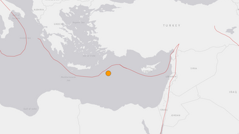 Nagy erejű földrengés a Földközi-tengeren