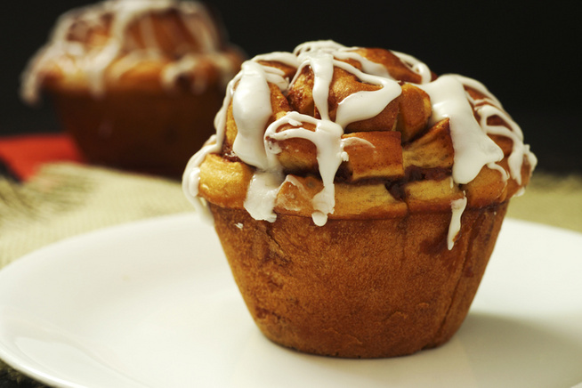 Muffinként ugyanazok az ízek sokkal gyorsabban elkészülnek.
