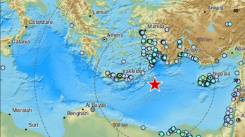 Nincsenek sérültek és károk a 6-os erősségű keddi földközi-tengeri földrengés után