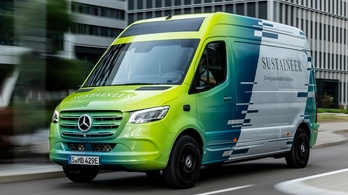 A Mercedes így képzeli a környezetbarát furgont