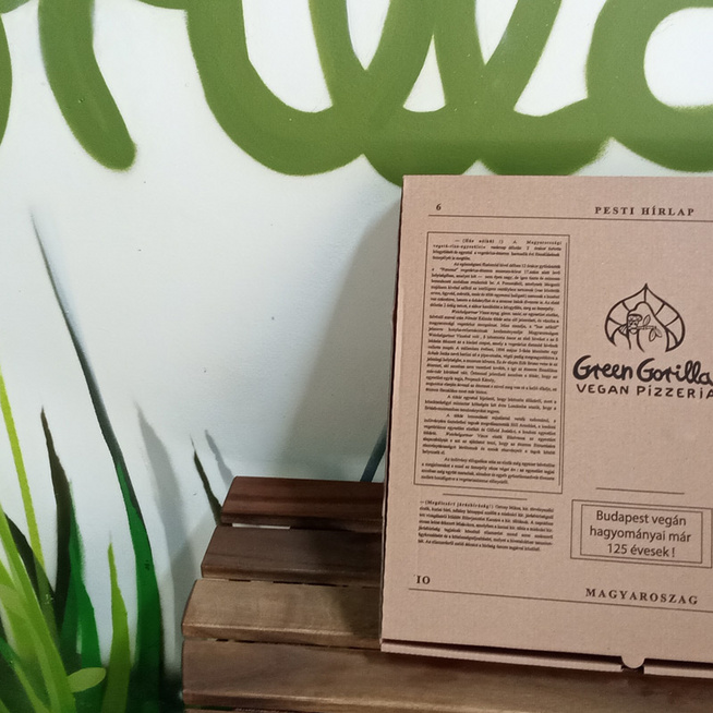 Tudtad, hogy 125 éve nyílt az első vegán étterem? Archív cikkeket olvashatsz a GreenGorilla pizzásdobozán