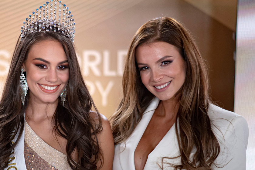 Sarka Kata dögös miniruhába bújt a szépségversenyre: rá figyelt mindenki a Miss World Hungary döntőjén