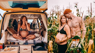 Lakóautóval indult világot látni egy terhes dán nő