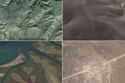 8 hihetetlen dolog, amit a Google Earthön fedeztek fel: emberi vonások a hegyekben, különös óriás Chilében