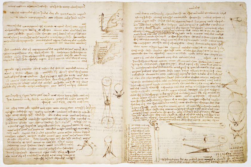 íme, a világ legértékesebb könyve, mely Bill Gates tulajdona: a Leicester-kódex Da Vinci jegyzeteit tartalmazza