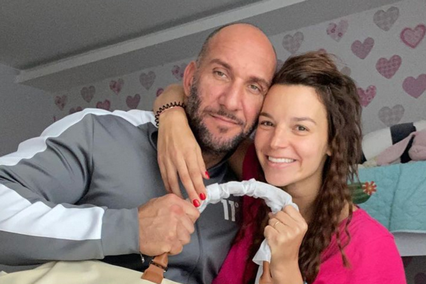 Berki Krisztián és Mazsi lányának címlapfotója: Emmáért megmentik házasságukat