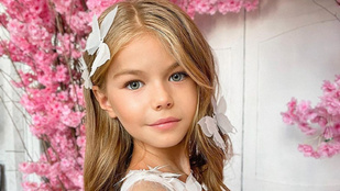 Igéző tekintet, bájos mosoly: Ez a nyolcéves gyerekmodell most a világ legszebb kislánya