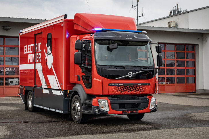 Szintén Volvo FL e-alvázára épült a nyáron bemutatott logisztikai jármű, amely azóta Bécsben teljesít szolgálatot