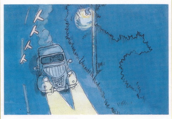Elvétve, de autós magazinba is bekerült néhány Miyazaki-munka
