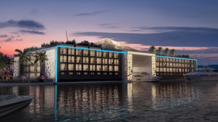 Úszó luxusszállodát építenek Dubajban