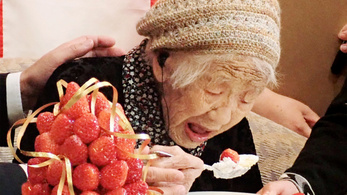 Imádja a csokit és a szénsavas üdítőt a 119 éves Tanaka Kane