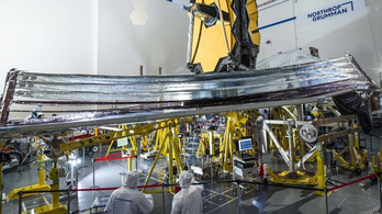 Sikeresen kinyílt a James Webb űrteleszkóp hővédő pajzsa