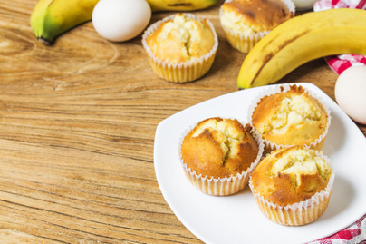 Pihe-puha muffin banános tésztából: a gyümölcstől lesz nagyon szaftos