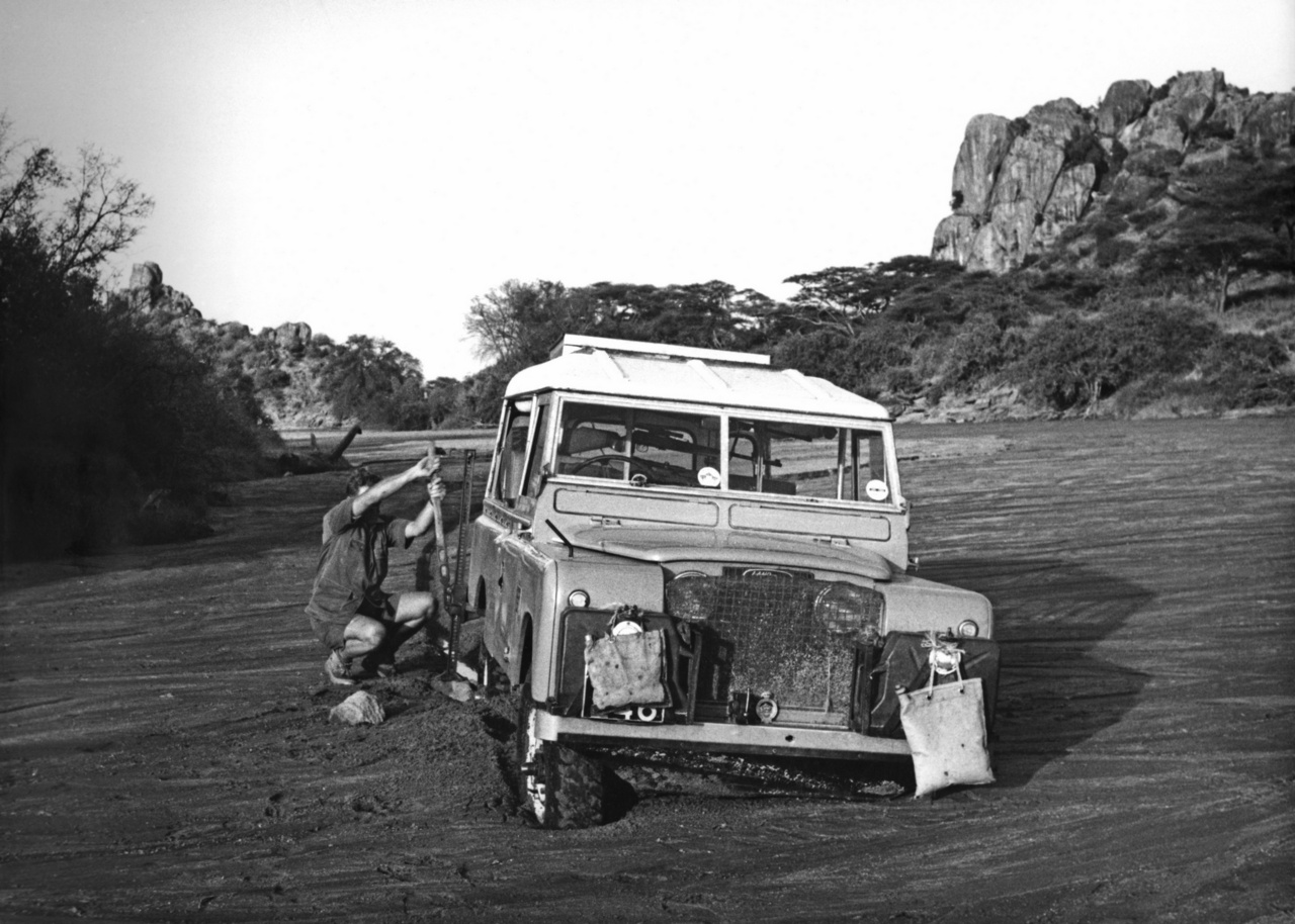 Kenya, Isiolo közelében. 1964. január.