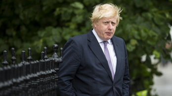 Boris Johnsonnak öltöztek, és a brit miniszterelnöki hivatal előtt buliztak