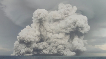 Ezer éve nem produkált akkora kitörést a Tonga-szigeteki vulkán, mint most